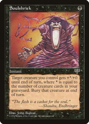 Soulshriek card from Mirage