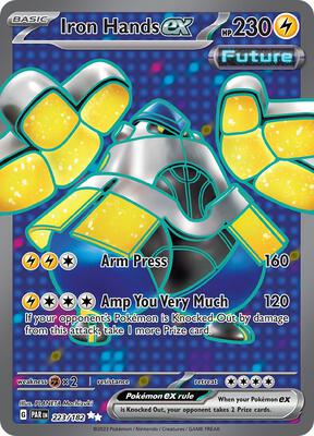 Iron Hands ex - 223/182 card from SV04: Paradox Rift