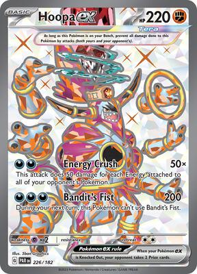 Hoopa ex - 226/182 card from SV04: Paradox Rift