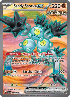 Sandy Shocks ex - 228/182 card from SV04: Paradox Rift