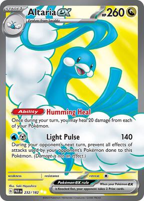 Altaria ex - 232/182 card from SV04: Paradox Rift