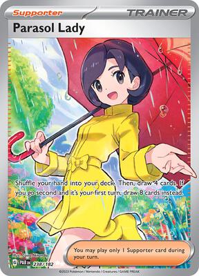 Parasol Lady - 238/182 card from SV04: Paradox Rift