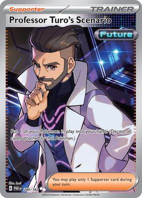Professor Turo's Scenario - 240/182 card from SV04: Paradox Rift