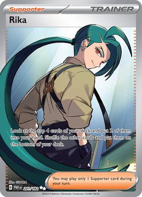 Rika - 241/182 card from SV04: Paradox Rift