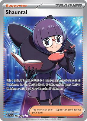Shauntal - 243/182 card from SV04: Paradox Rift