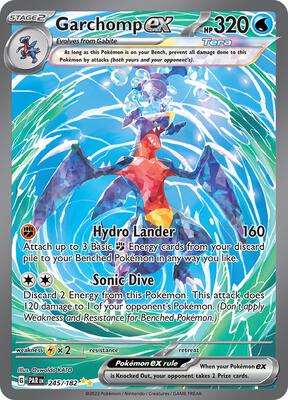 Garchomp ex - 245/182 card from SV04: Paradox Rift