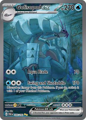 Golisopod ex - 246/182 card from SV04: Paradox Rift
