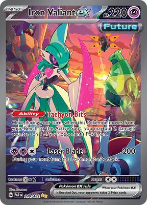 Iron Valiant ex - 249/182 card from SV04: Paradox Rift