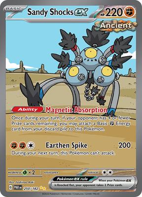 Sandy Shocks ex - 250/182 card from SV04: Paradox Rift
