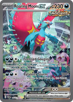 Roaring Moon ex - 251/182 card from SV04: Paradox Rift