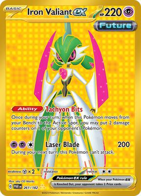Iron Valiant ex - 261/182 card from SV04: Paradox Rift
