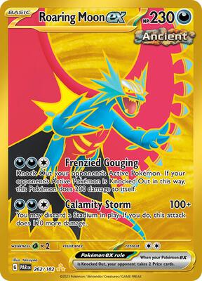 Roaring Moon ex - 262/182 card from SV04: Paradox Rift