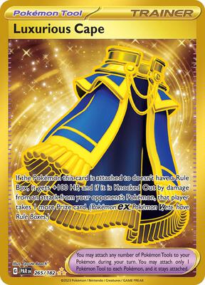 Luxurious Cape - 265/182 card from SV04: Paradox Rift