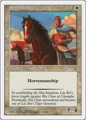 Shu Cavalry card from Portal Three Kingdoms