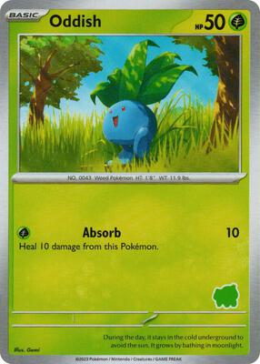 Oddish card from My First Battle