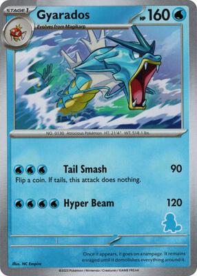 Gyarados card from My First Battle