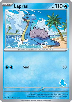 Lapras card from My First Battle