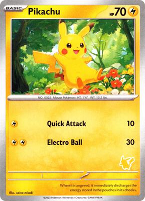 Pikachu card from My First Battle