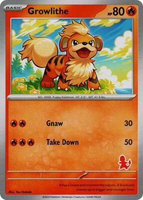Growlithe card from My First Battle