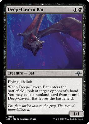 Deep-Cavern Bat card from The Lost Caverns of Ixalan