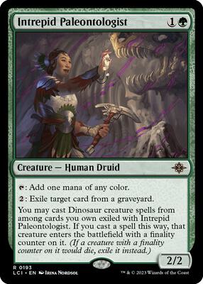 Intrepid Paleontologist card from The Lost Caverns of Ixalan