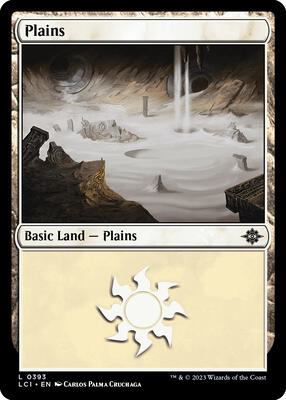 Plains (0393) card from The Lost Caverns of Ixalan