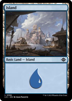 Island (0396) card from The Lost Caverns of Ixalan