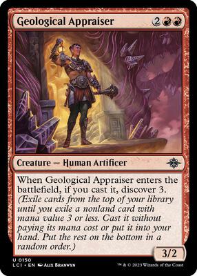 Geological Appraiser card from The Lost Caverns of Ixalan