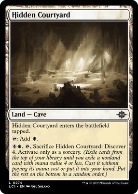 Hidden Courtyard card from The Lost Caverns of Ixalan