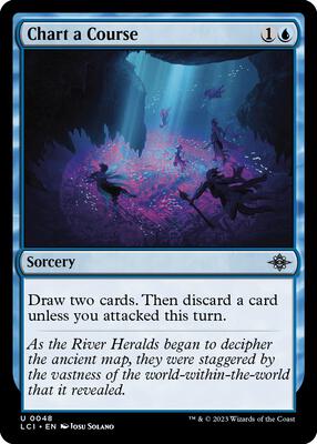 Chart a Course card from The Lost Caverns of Ixalan