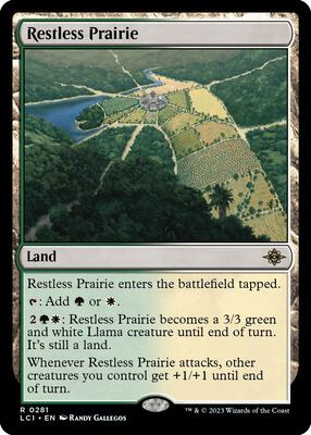 Restless Prairie card from The Lost Caverns of Ixalan