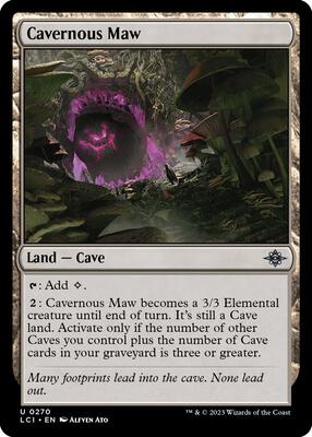 Cavernous Maw card from The Lost Caverns of Ixalan