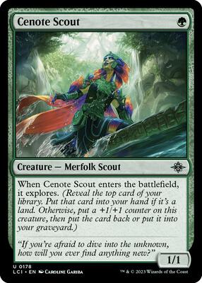 Cenote Scout card from The Lost Caverns of Ixalan
