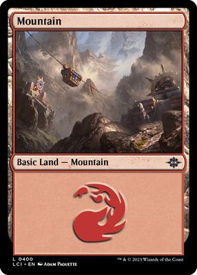 Mountain (0400) card from The Lost Caverns of Ixalan