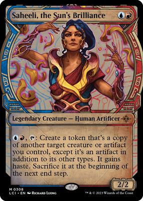 Saheeli, the Sun's Brilliance (Showcase) card from The Lost Caverns of Ixalan