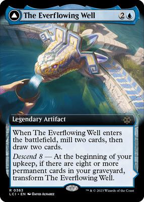 The Everflowing Well (Extended Art) card from The Lost Caverns of Ixalan