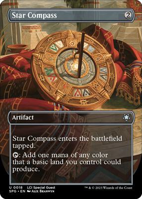Star Compass (Borderless) card from Special Guests