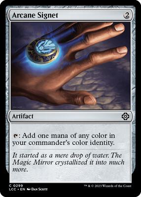 Arcane Signet card from Commander: The Lost Caverns of Ixalan