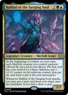 Hakbal of the Surging Soul card from Commander: The Lost Caverns of Ixalan
