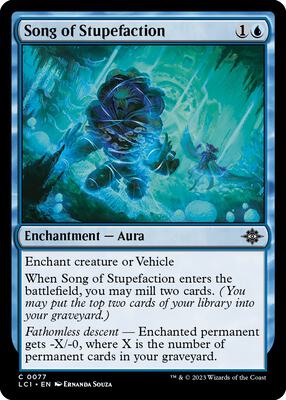 Song of Stupefaction card from The Lost Caverns of Ixalan