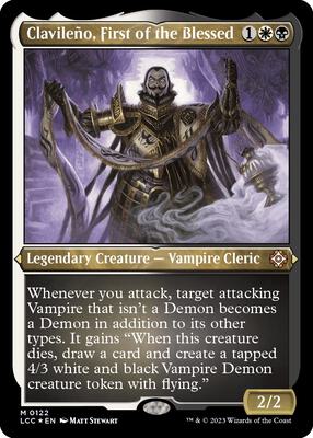 Clavileno, First of the Blessed (Display Commander) - Thick Stock card from Commander: The Lost Caverns of Ixalan