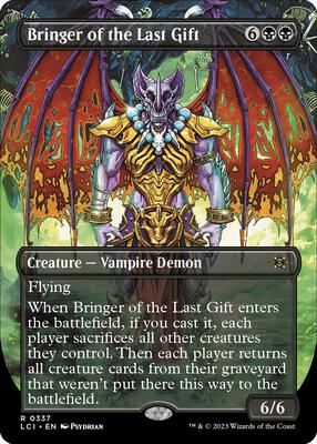 Bringer of the Last Gift (Borderless) card from The Lost Caverns of Ixalan