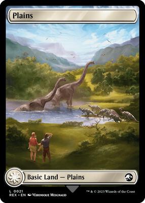 Plains card from Universes Beyond: Jurassic World Collection