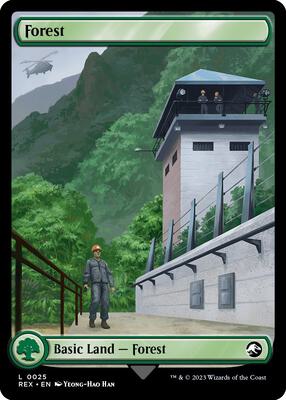 Forest card from Universes Beyond: Jurassic World Collection