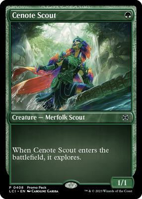 Cenote Scout card from Promo Pack: The Lost Caverns of Ixalan