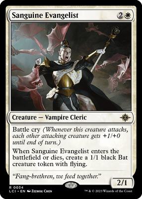 Sanguine Evangelist card from The Lost Caverns of Ixalan