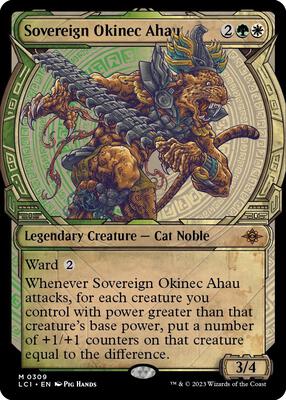 Sovereign Okinec Ahau (Showcase) card from The Lost Caverns of Ixalan