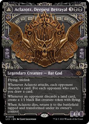 Aclazotz, Deepest Betrayal (Showcase) card from The Lost Caverns of Ixalan