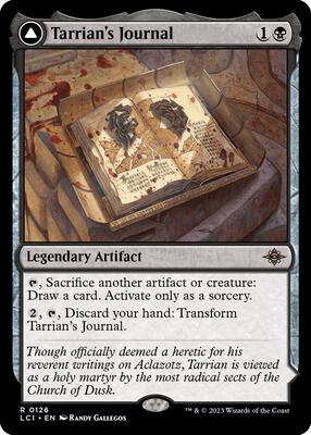 Tarrian's Journal card from The Lost Caverns of Ixalan