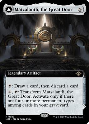 Matzalantli, the Great Door (Extended Art) card from The Lost Caverns of Ixalan